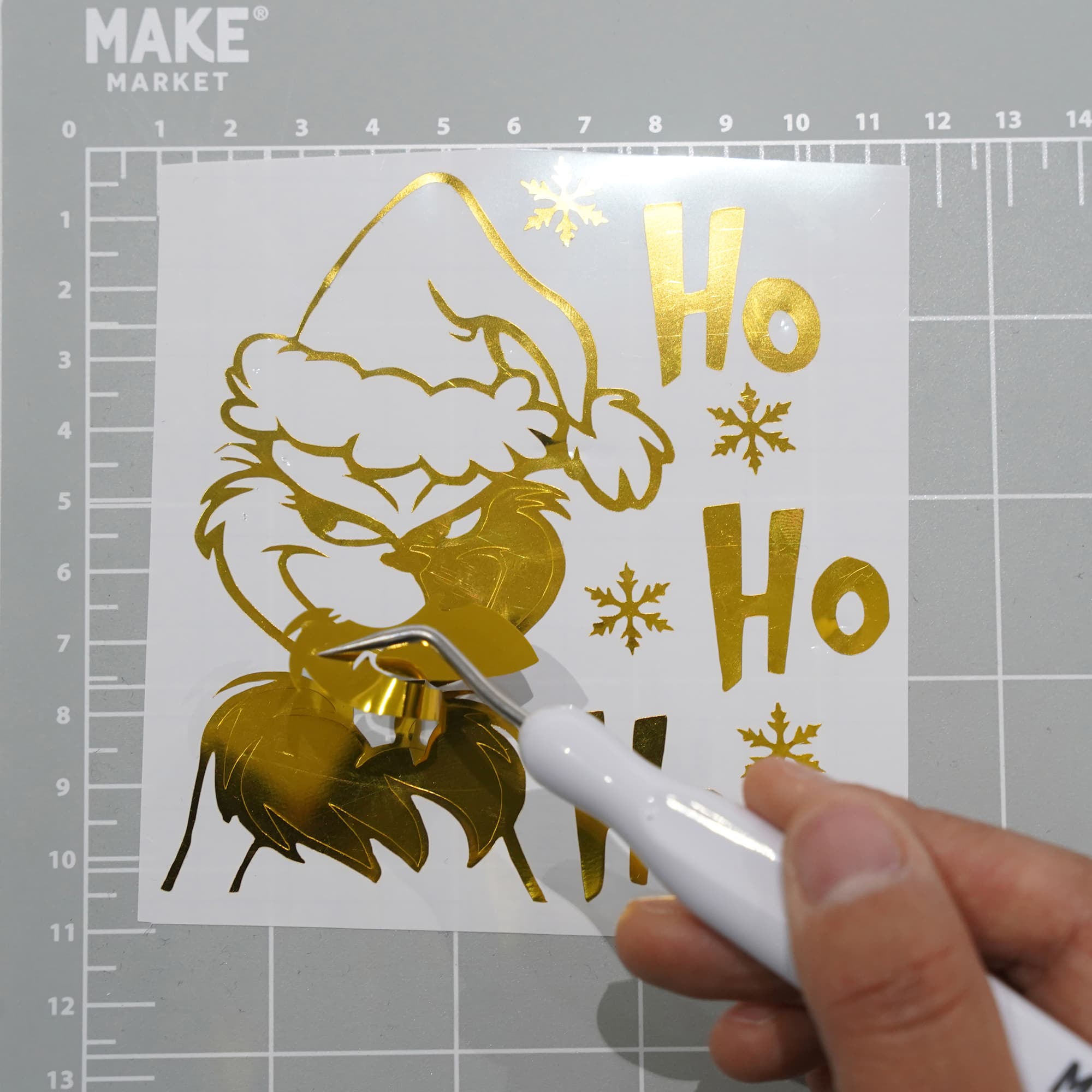 12 Pack: Chrome Foil Permanent Vinyl by Make Market
